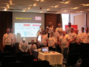 The SS12 teams and judges (Sean is behind camera)